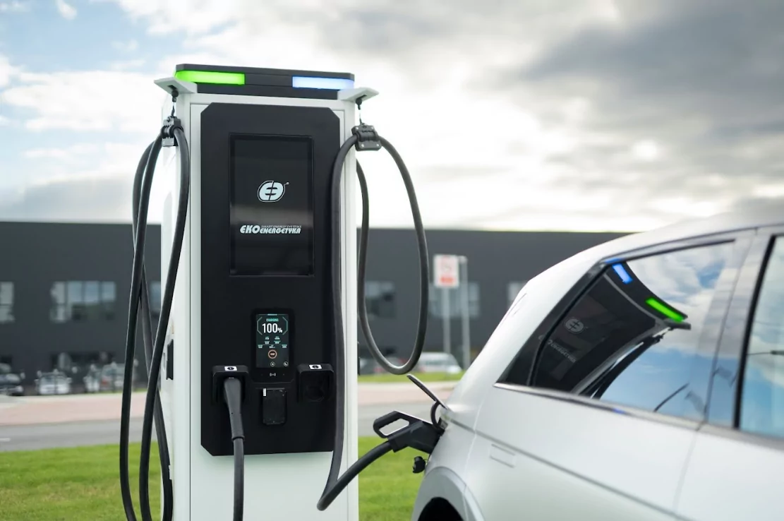 Modern electric vehicle from the Artha Laksamana fleet